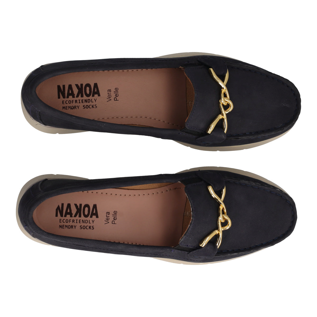 GRAVITY Mocassini Donna Blu