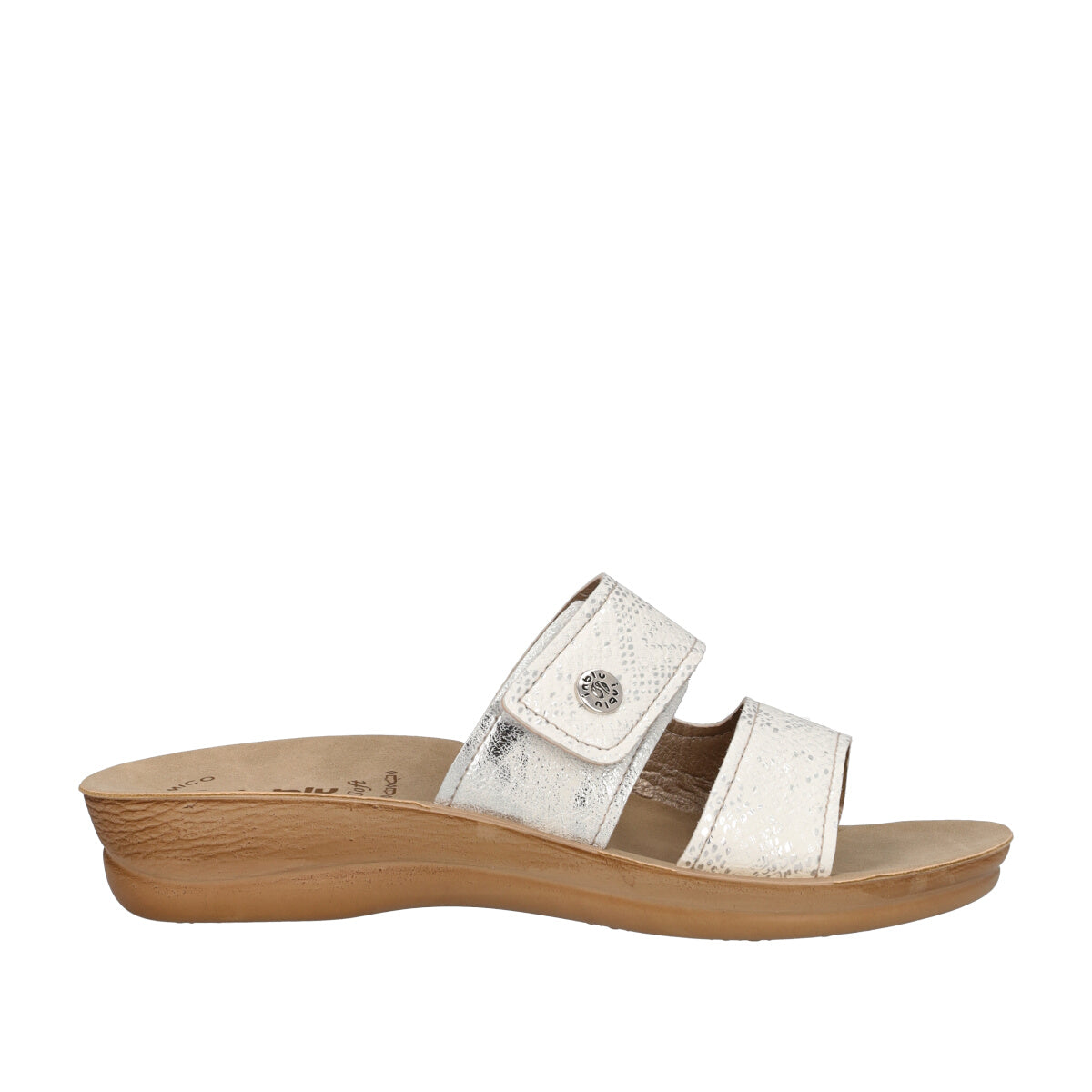 Ciabatte Donna Bianche e Argento