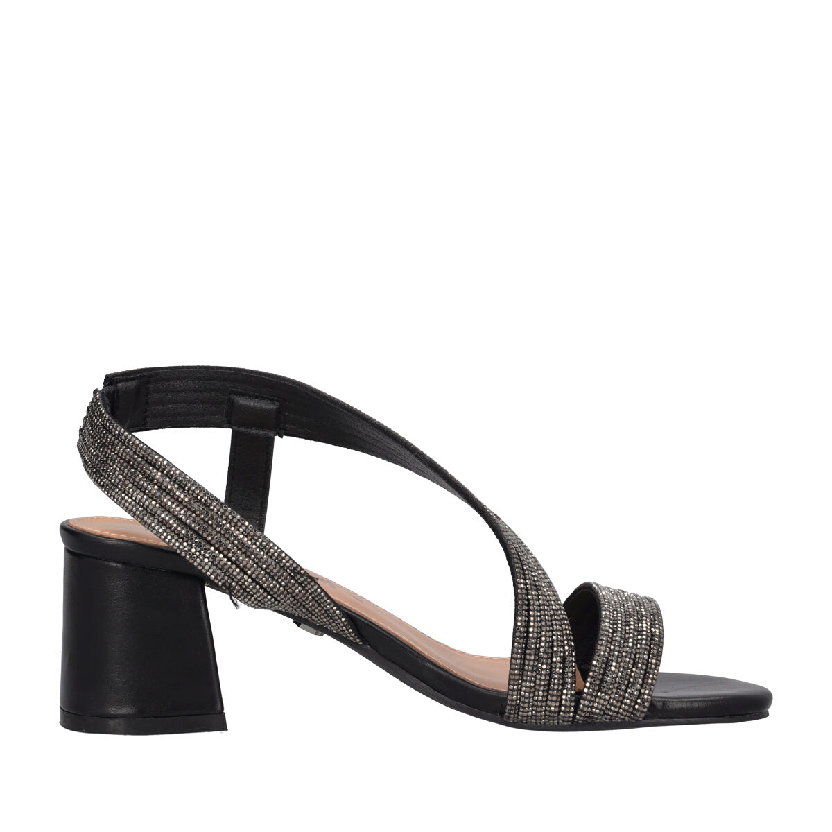 Sandali Donna Neri Tacco alto 6 cm