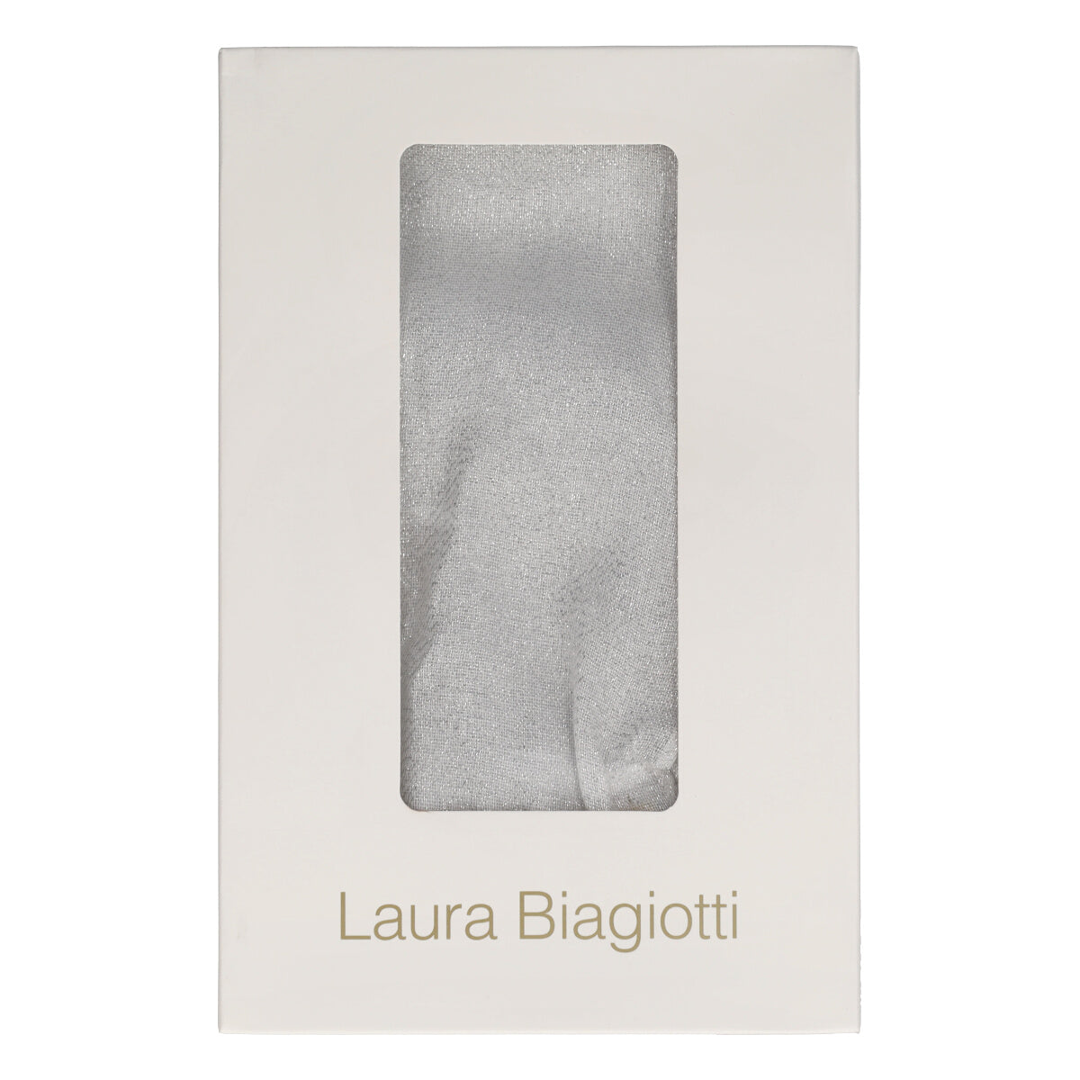 Pashmina Donna Bianca e Argento