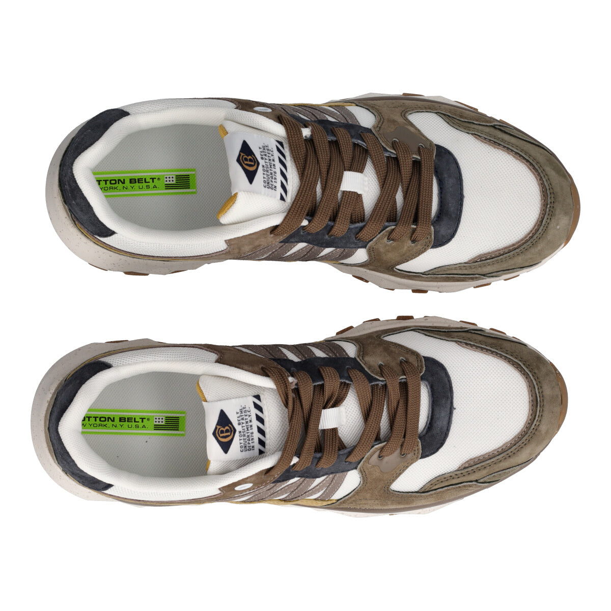 Sneakers Uomo Bianche e Marroni