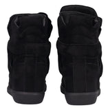 Sneakers Donna Nere con Zeppa