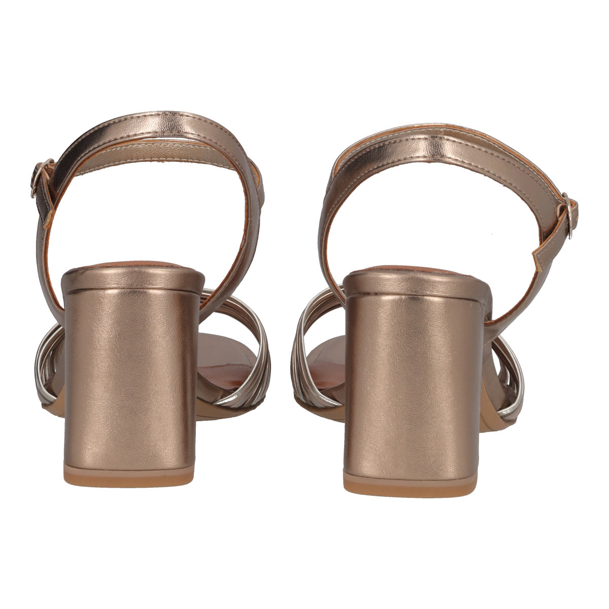 Sandali con Tacco Donna Bronzo