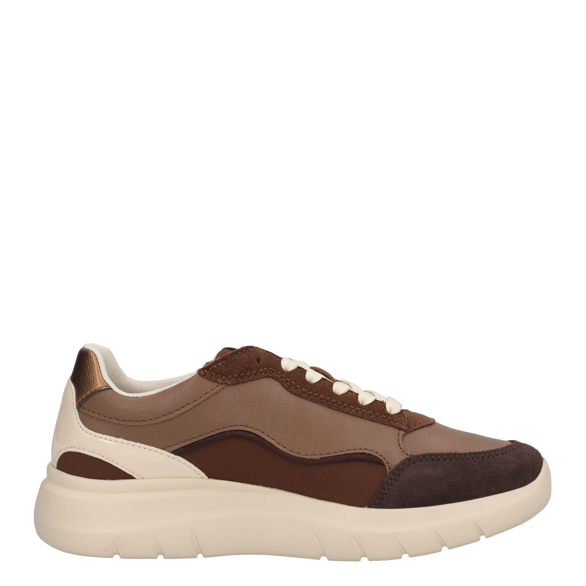 PLUMMERY Sneaker donna in pelle e tessuto