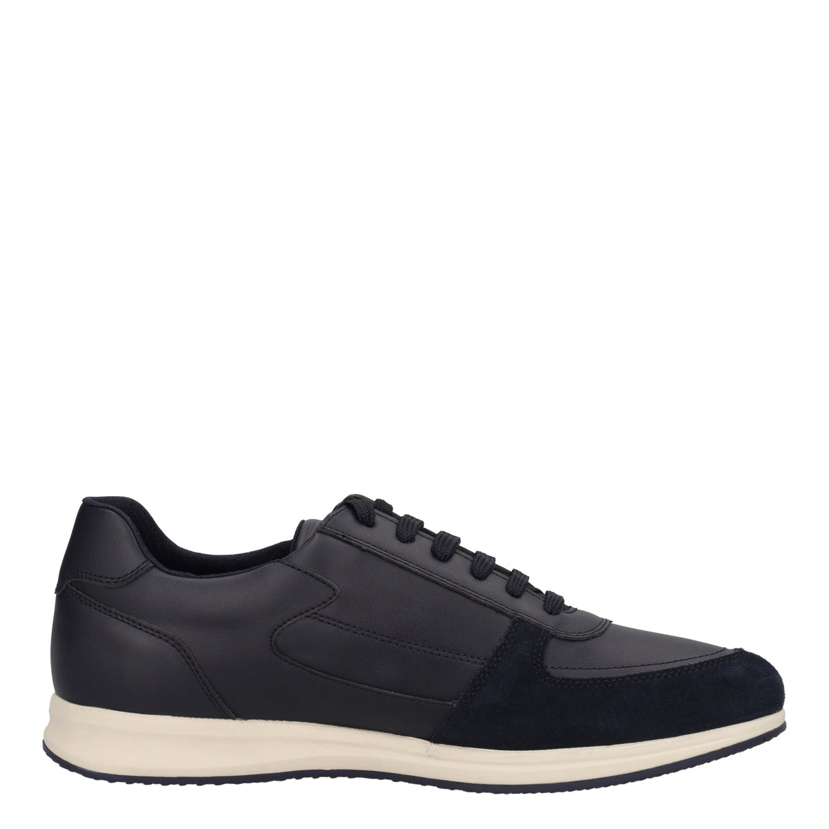 AVERY Sneaker uomo con zip e inserti scamosciati