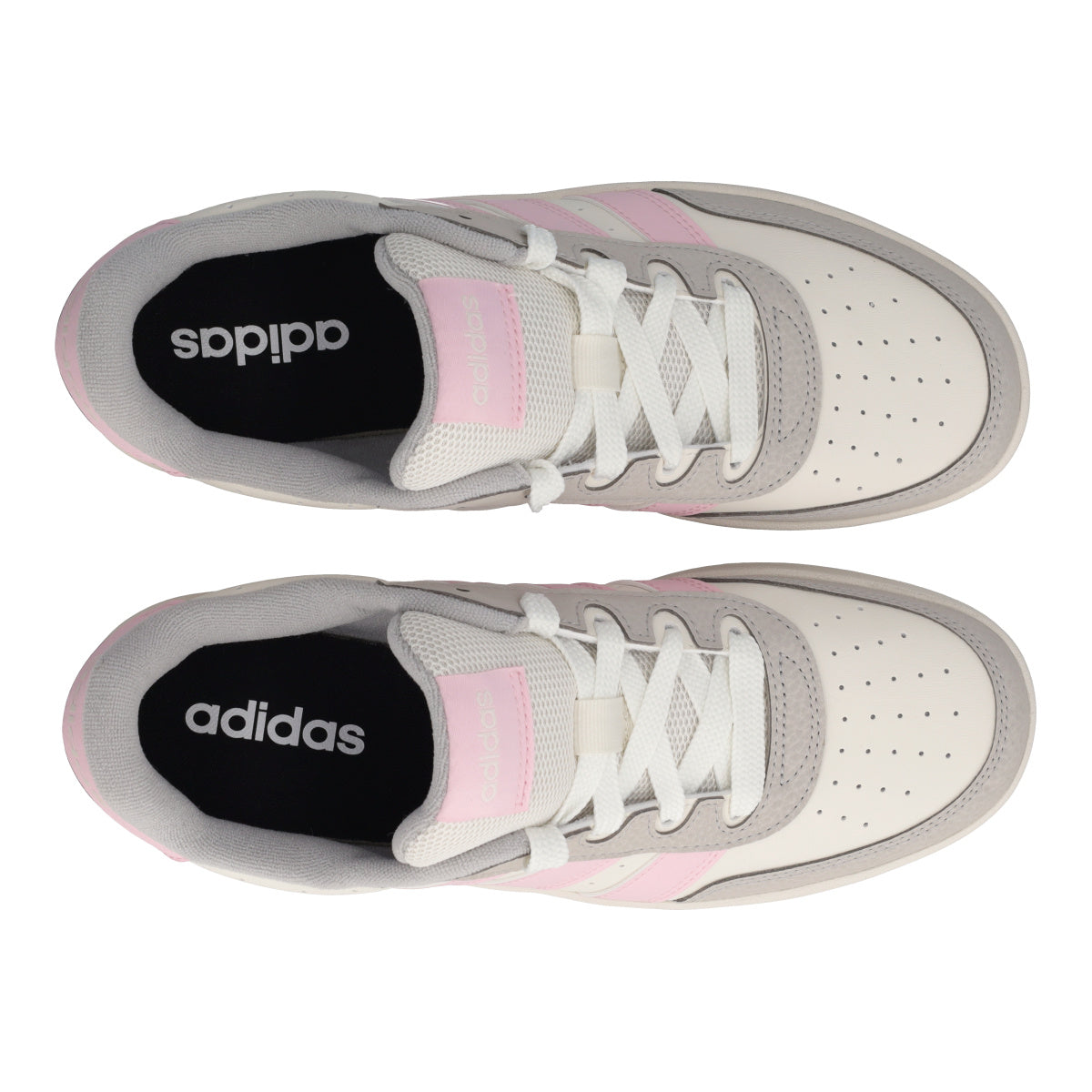 BREAKBASE J Sneakers Junior Bianche, Rosa e Grigie