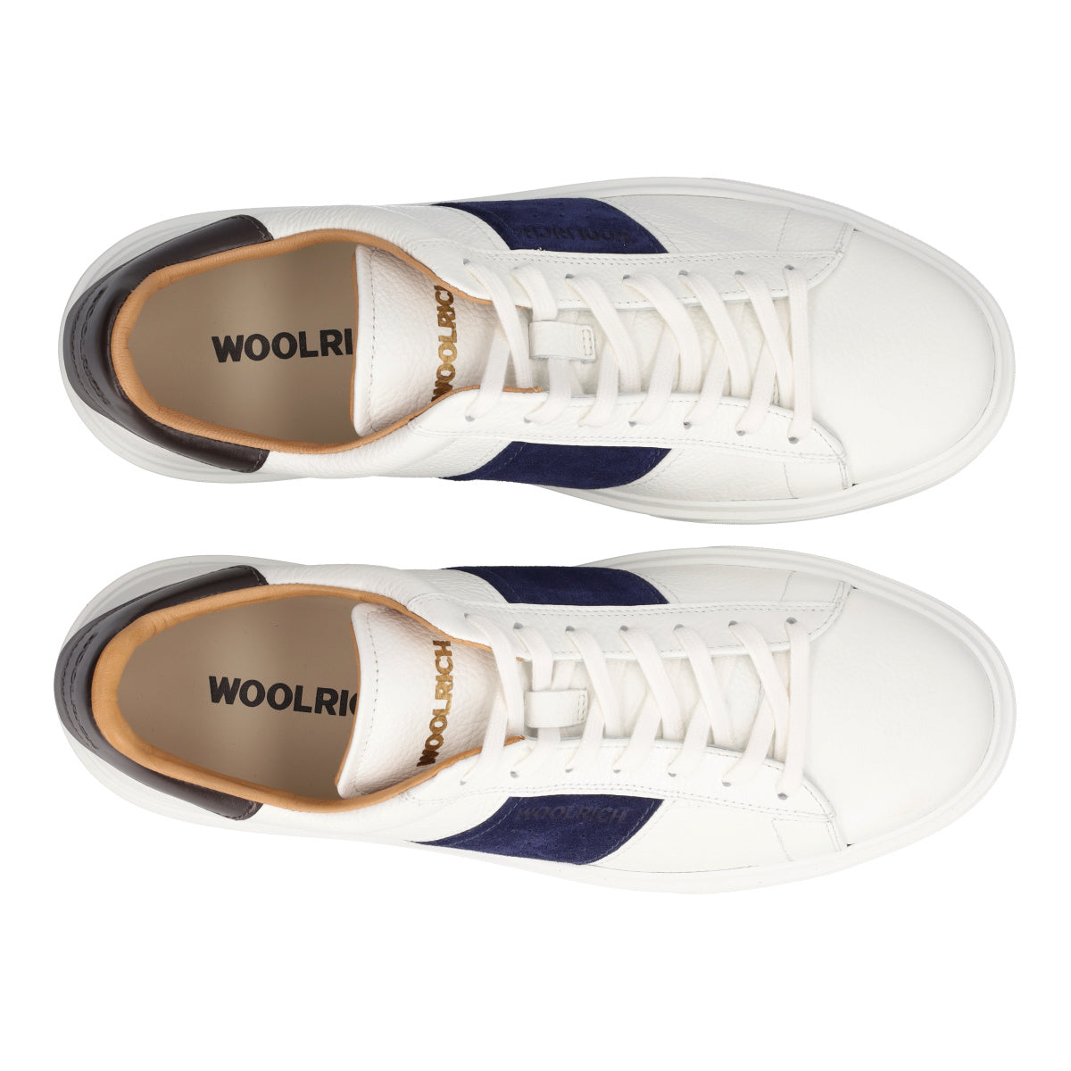 CLASSIC COURT BAND MAN BLUBBER Sneakers Uomo Bianche, Blu e Marroni