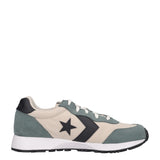 OMEGA TRAINER SUEDE Sneakers Ecru e Verdi