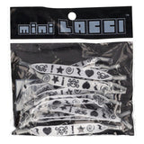 Mini Lacci Bianchi Stampa Teschi