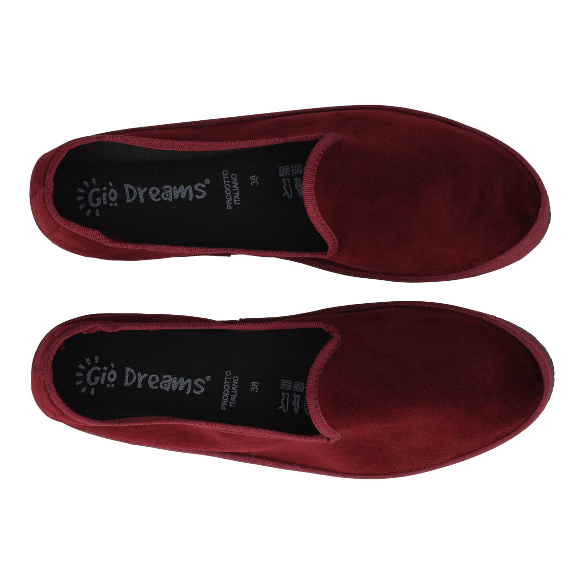 Pantofole Donna Bordeaux
