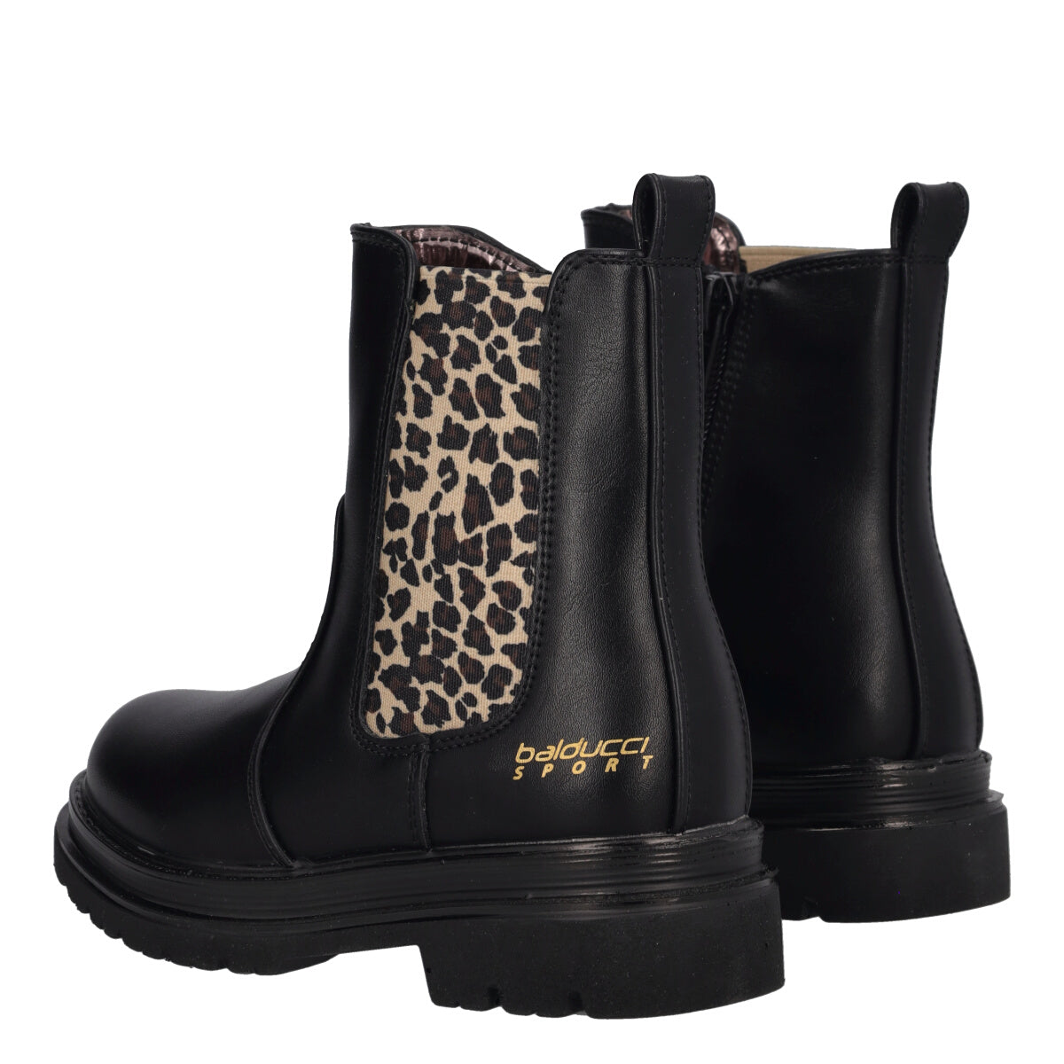 Stivaletti Bambina Neri e Animalier