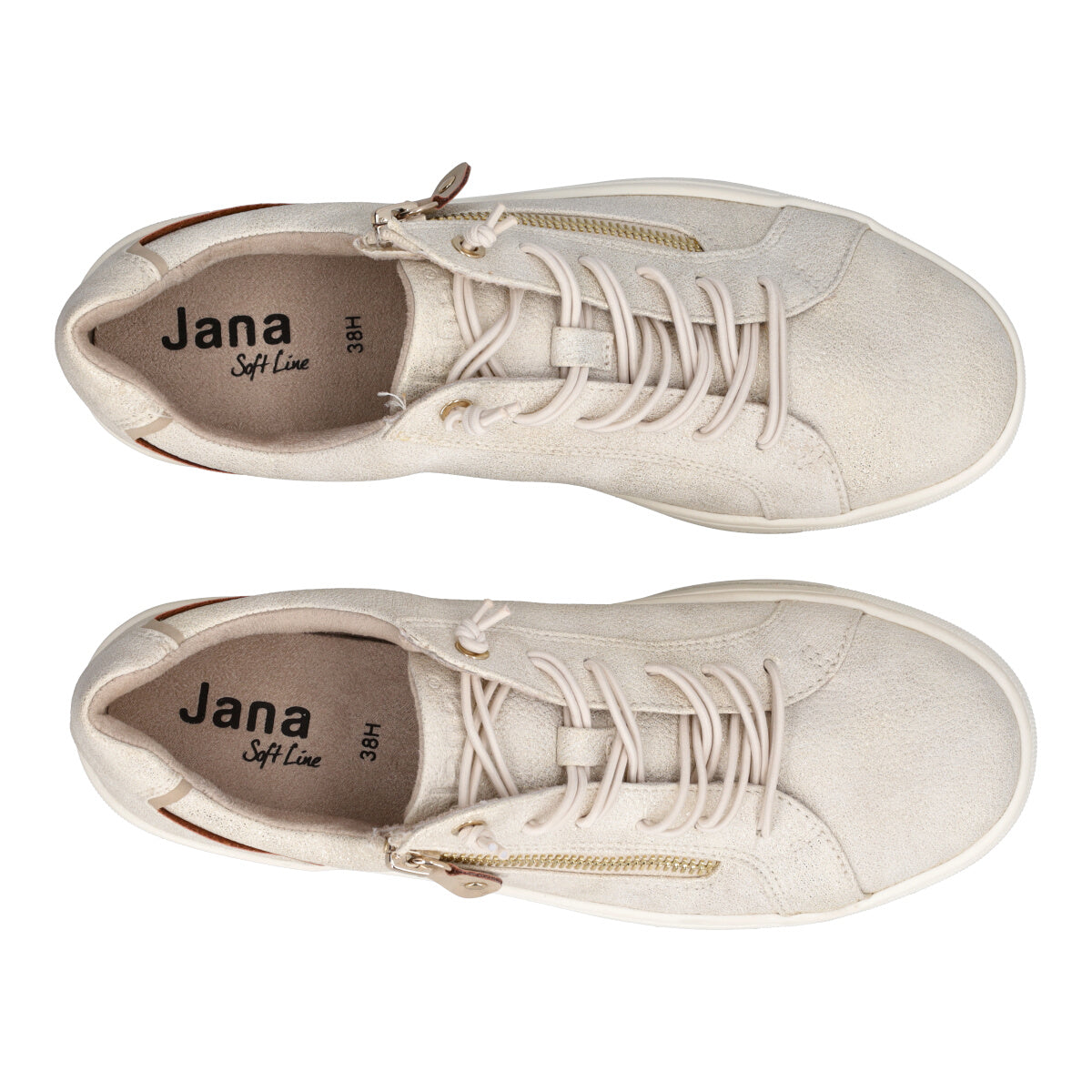 Sneakers Donna Cloudy Gold e Glitter