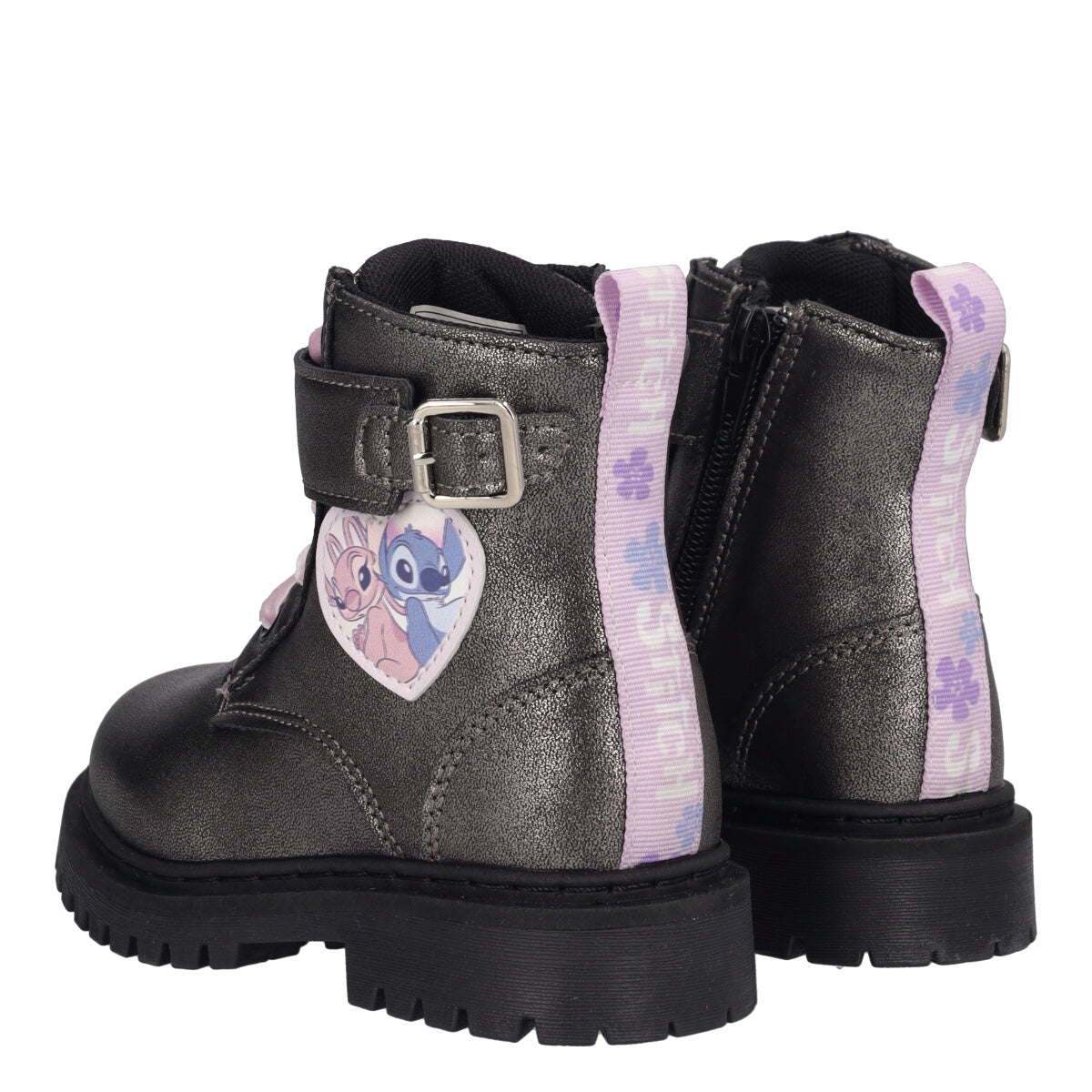 Anfibi Bambina Argento Metallizzato - Stitch