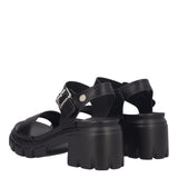 Sandali con Tacco Donna Neri