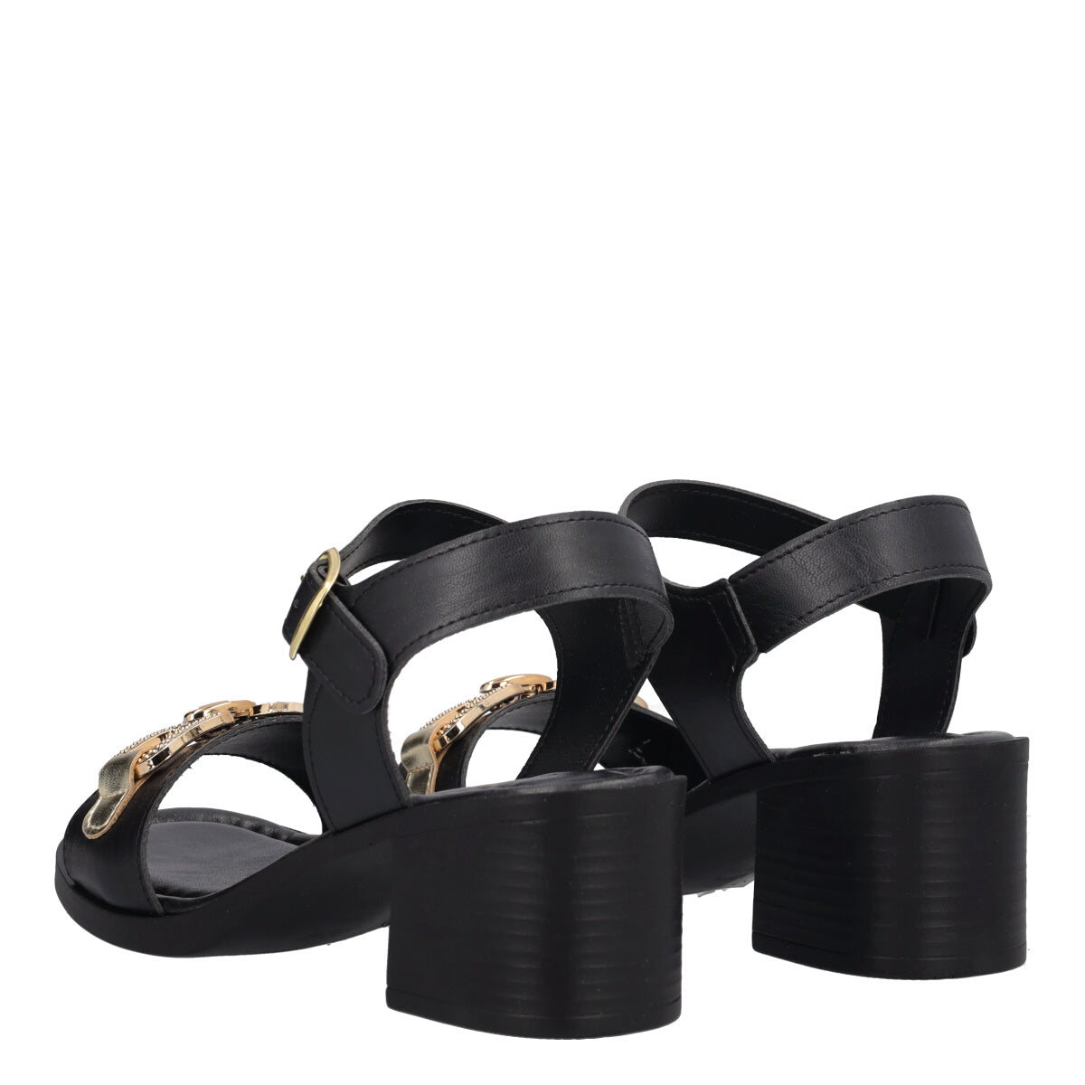 Sandali Donna Neri Tacco Alto 5 cm