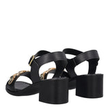 Sandali Donna Neri Tacco Alto 5 cm