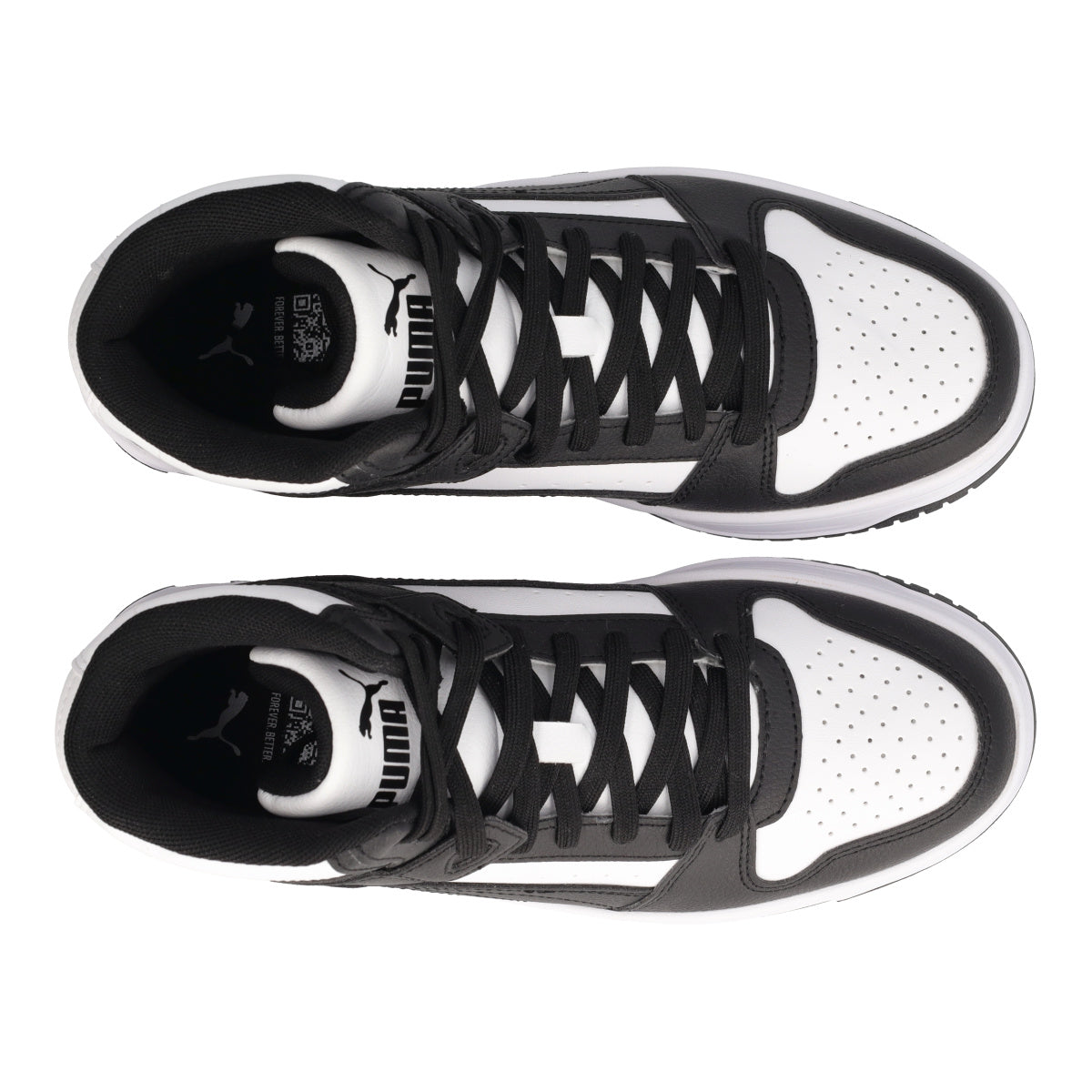 REBOUND SLAM MID JR Sneakers Junior Bianche e Nere