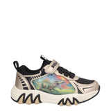SPINOSAURO Sneakers Bambino Oro - con Luci