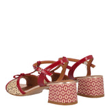 Sandali con Tacco Donna Rossi e Crema