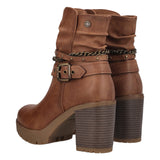 Stivaletti Donna Camel