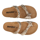 Infradito Donna Beige Animalier