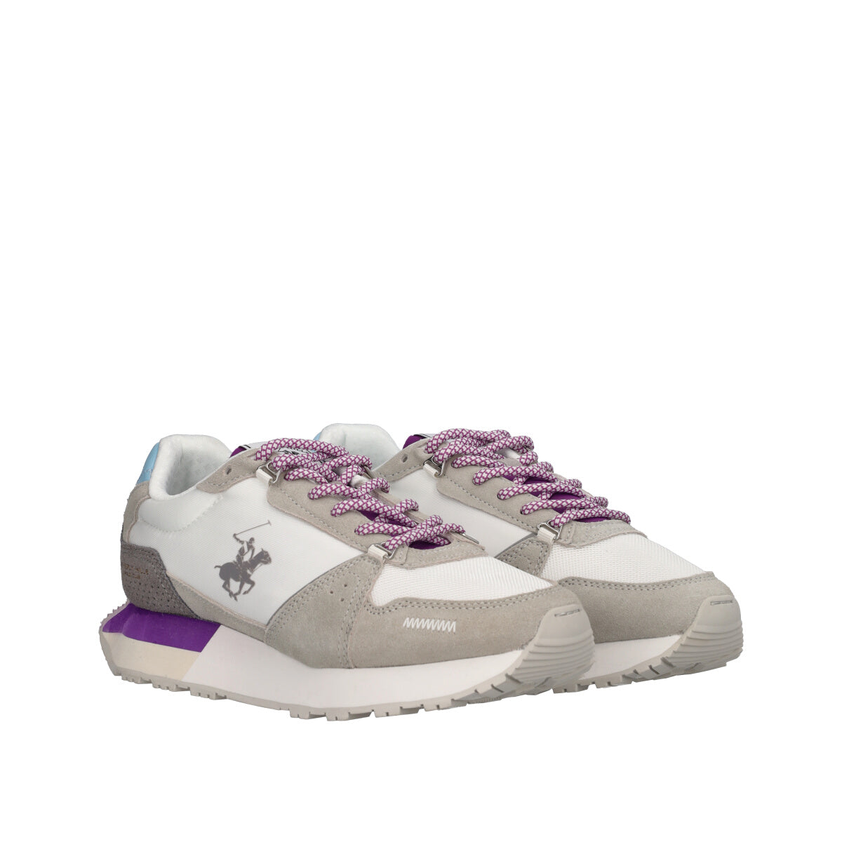 CRUZ MIX Sneakers Donna Bianche, Grigie e Viola