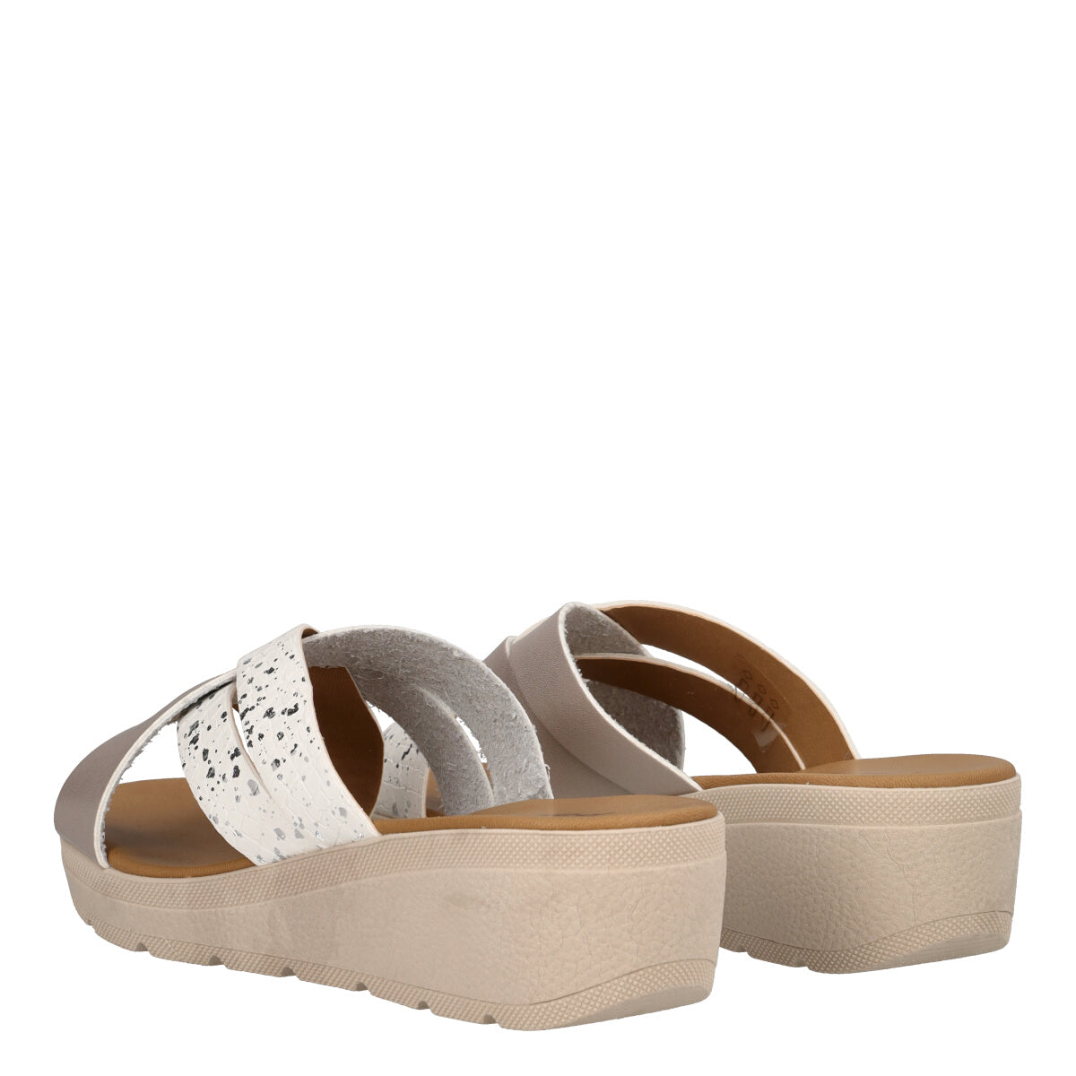 Ciabatte Donna Bianche e Argento