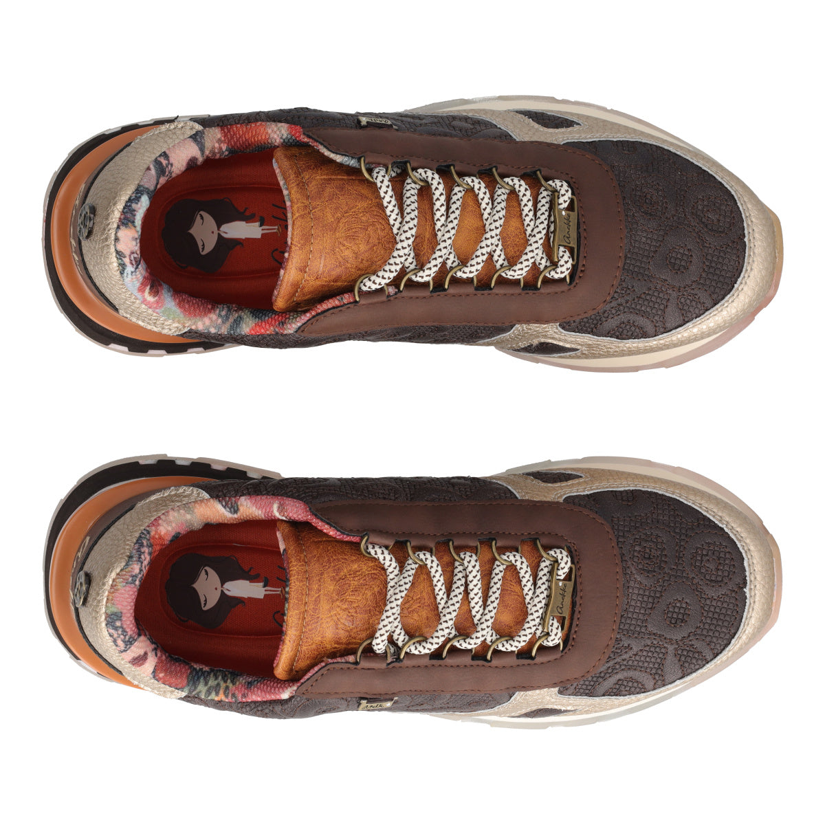 LISBOA Sneakers Donna Marroni