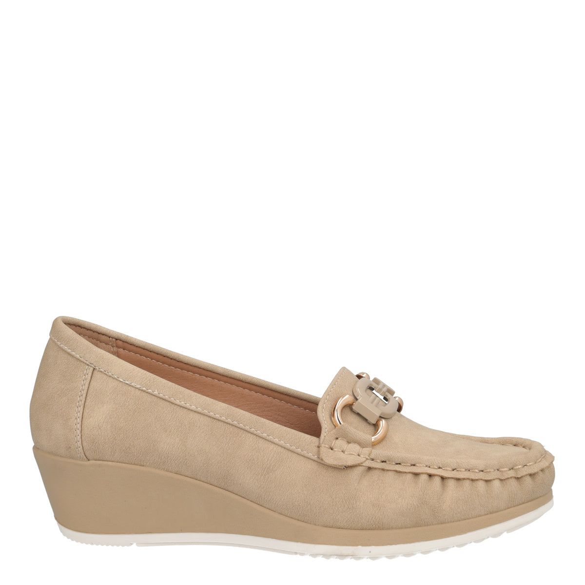 Mocassini Donna Beige
