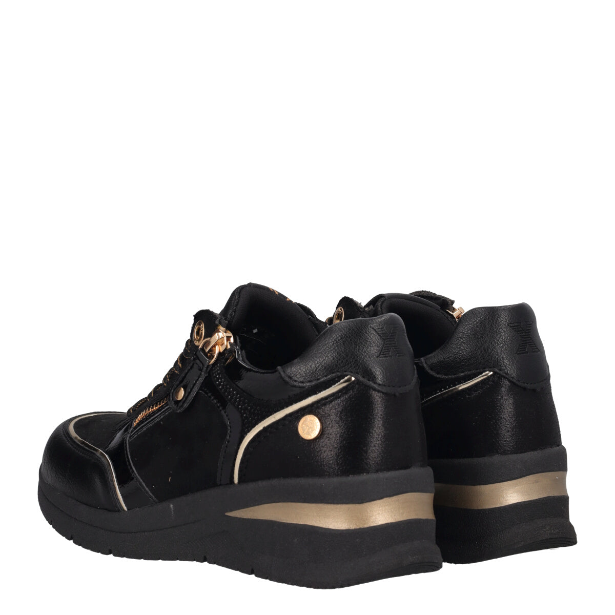Sneakers Donna Nere e Oro