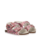 FIABA Sandali Bambina Rosa Metallizzato e Ciliegie