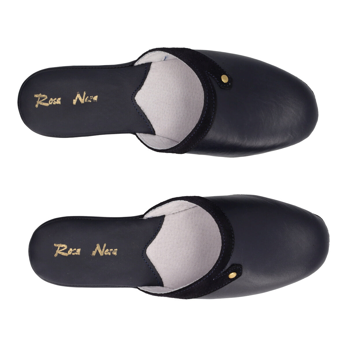 Ciabatta Casa Blu in Pelle