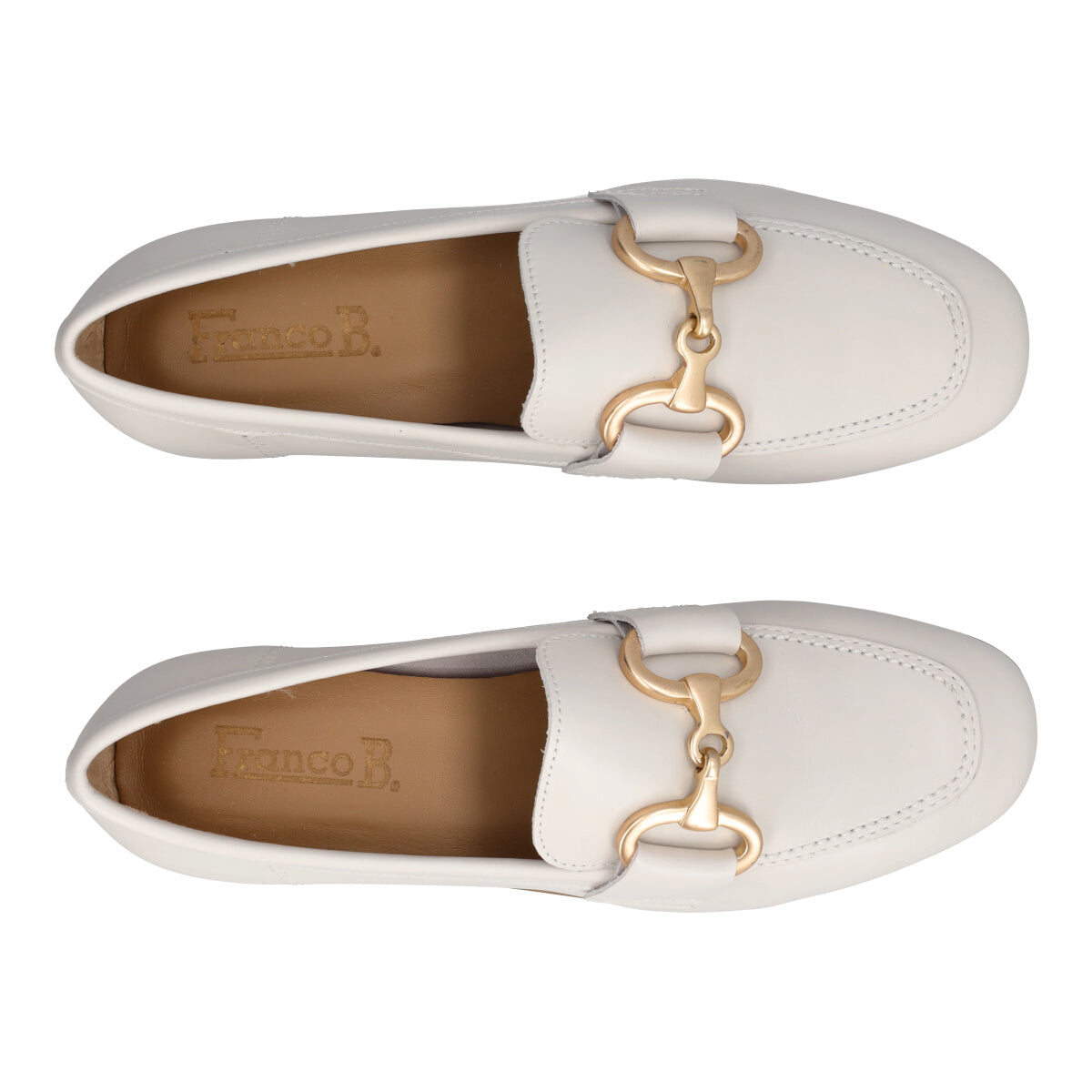 Mocassini Donna Ghiaccio in Pelle