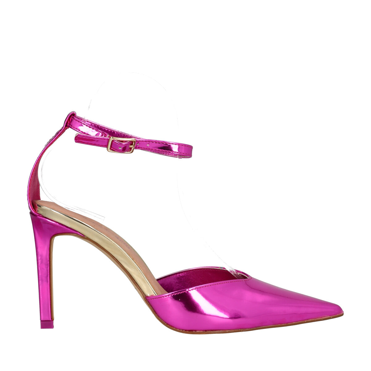 Décolleté Donna Fucsia Metallizzato