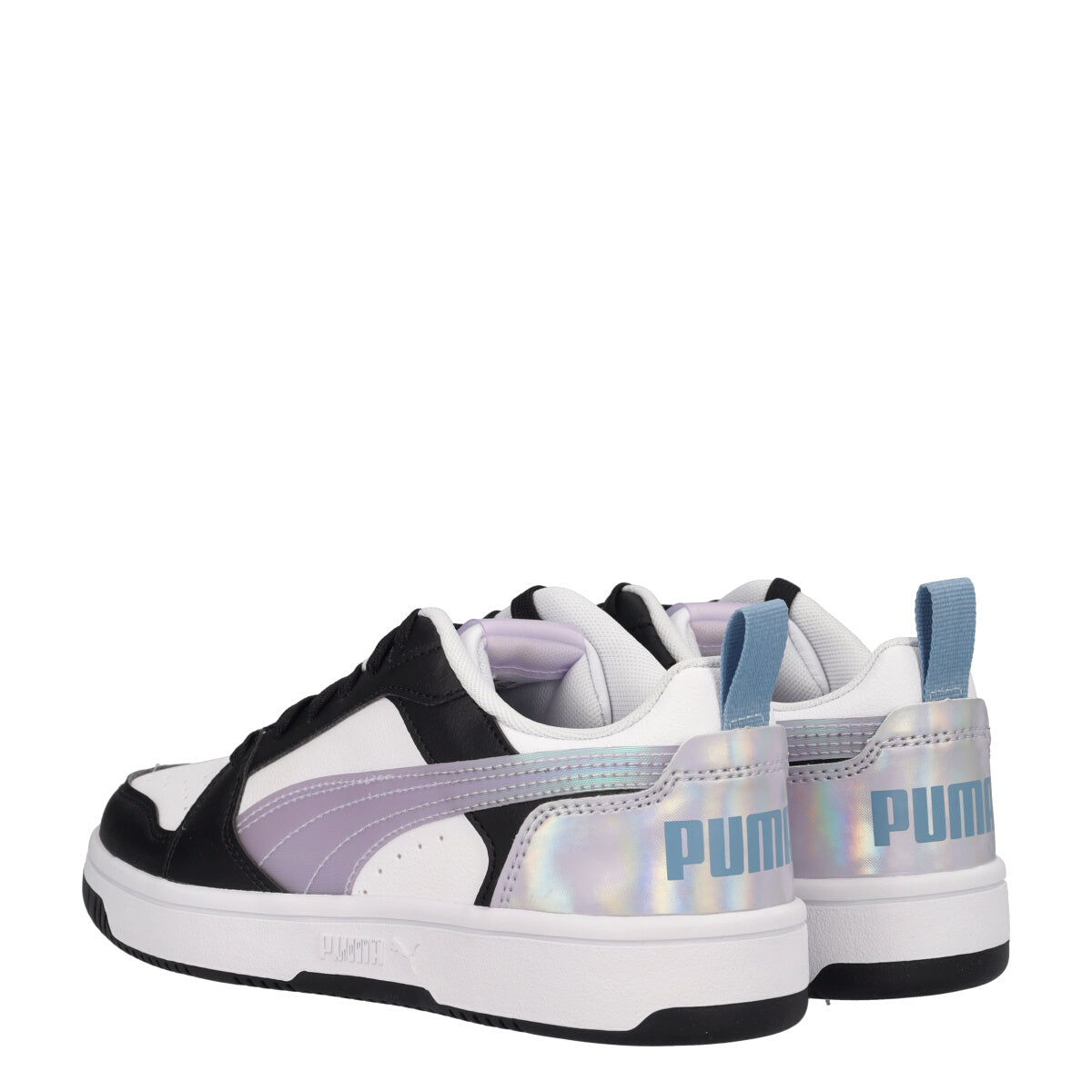 REBOUND V6 LO Sneakers Junior Lilla, Bianche e Nere