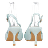 Slingback Donna Azzurro