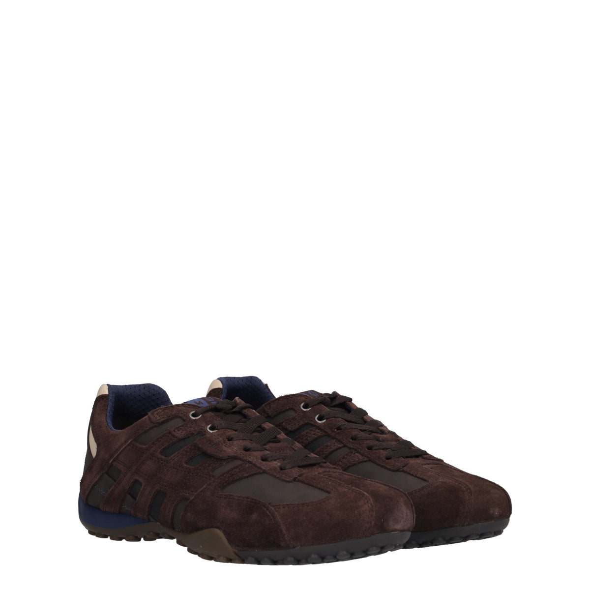 SNAKE Sneaker uomo in camoscio marrone