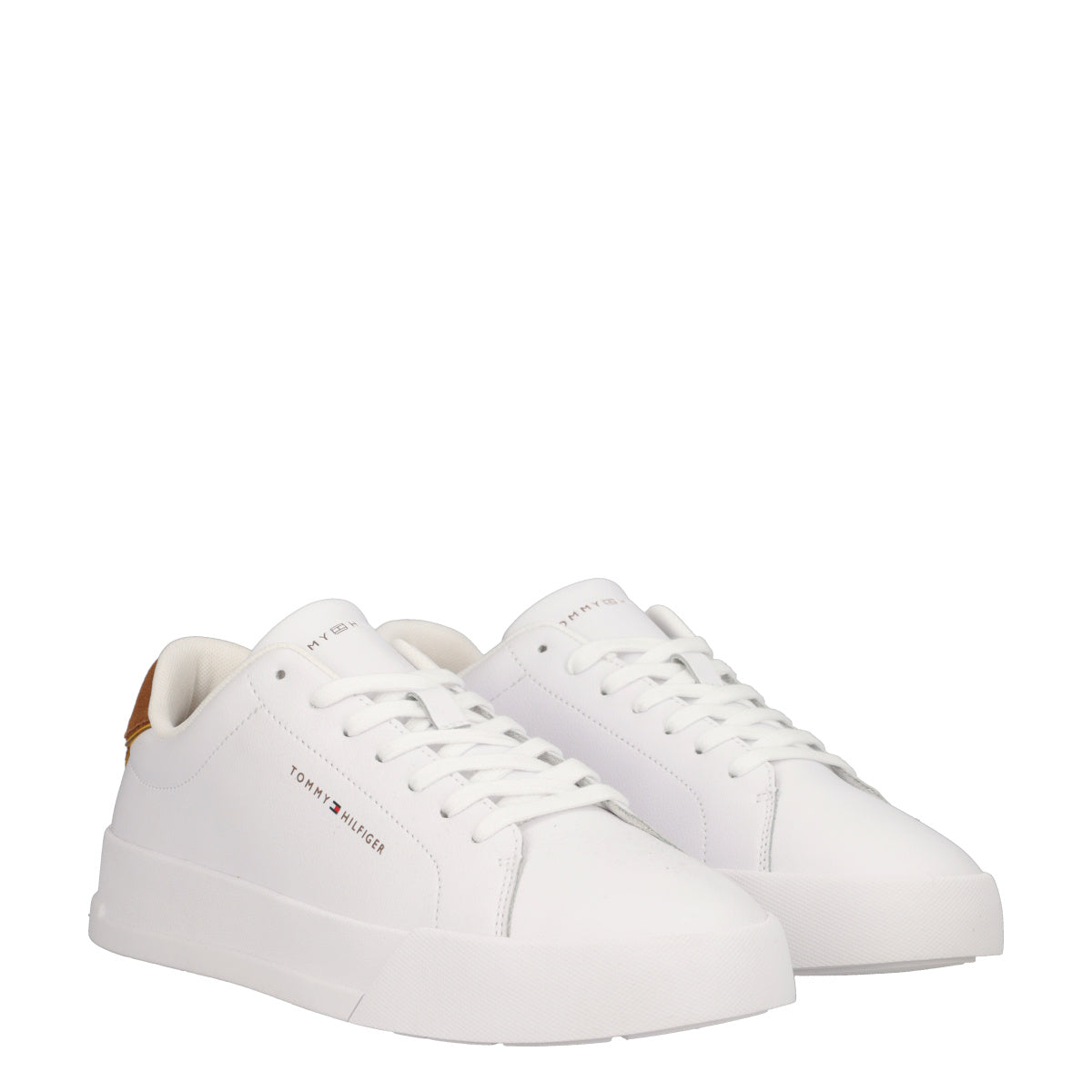 TH COURT CORE ESS LEATHER Sneakers Uomo Bianche