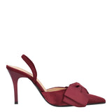 Sandali con Tacco Donna Bordeaux