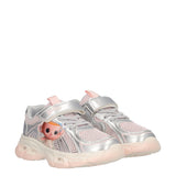 Sneakers Bambina Argento con Luci
