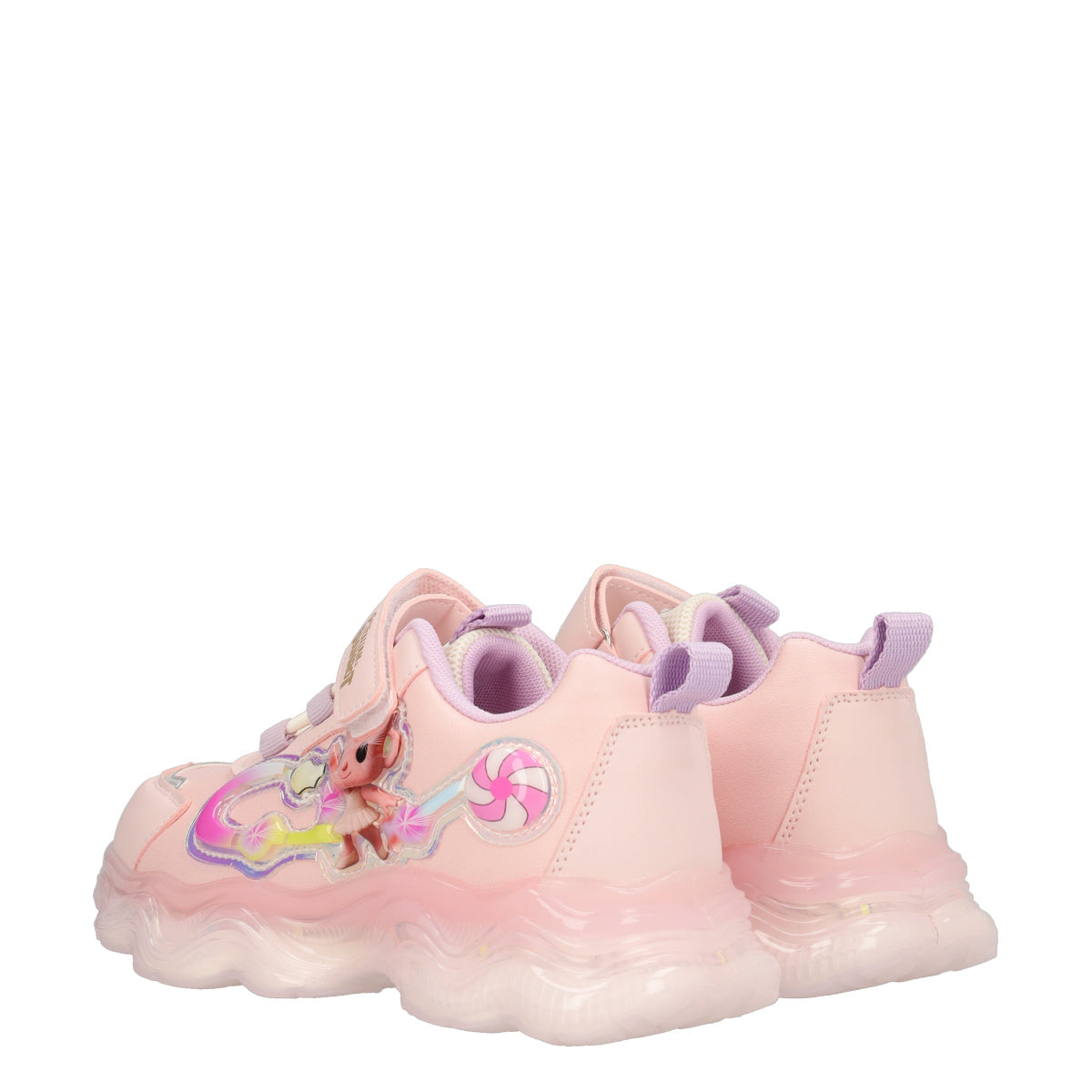 BUBBLE Sneakers Bambina Rosa - con Luci