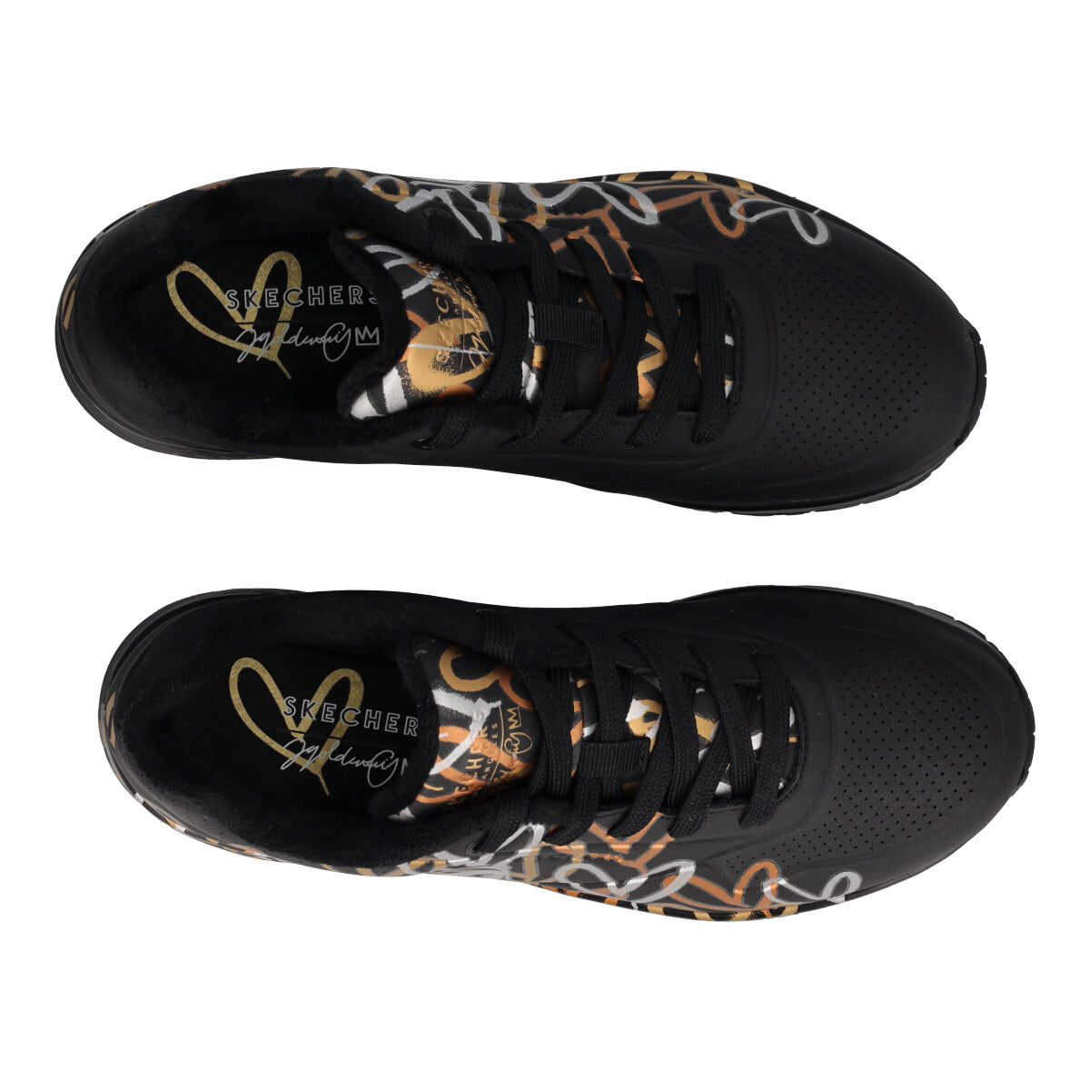 UNO METALLIC LOVE Sneakers Donna Nere