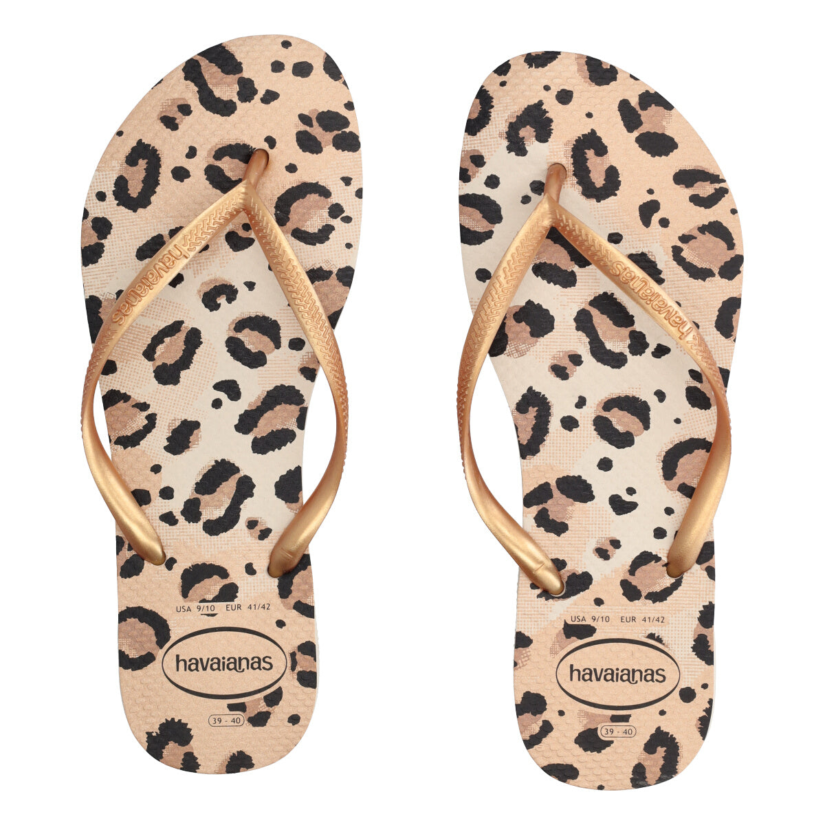 SLIM ANIMALS Infradito Donna Beige