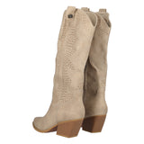 Stivale Donna Beige Texano