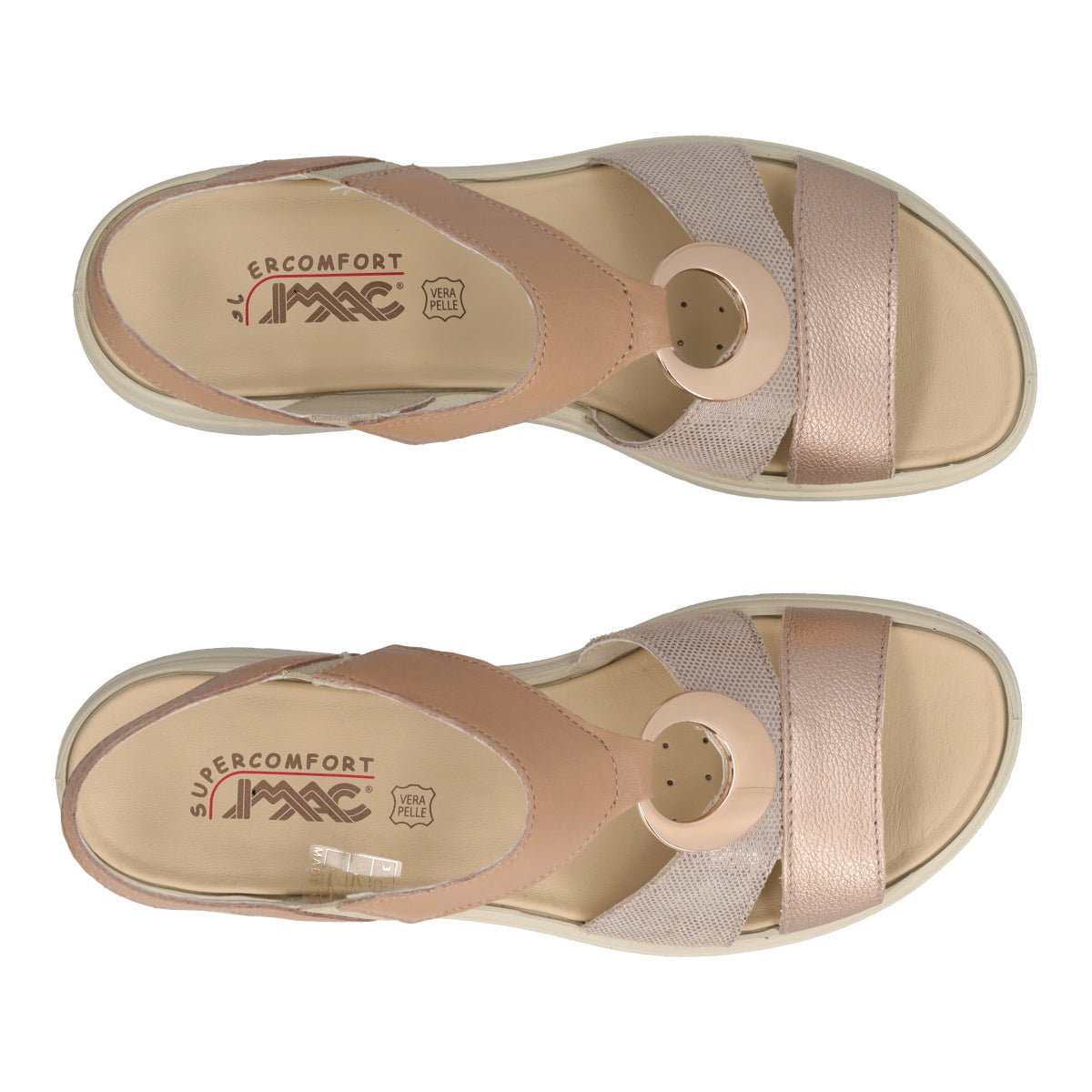 Sandali Comfort Donna Beige