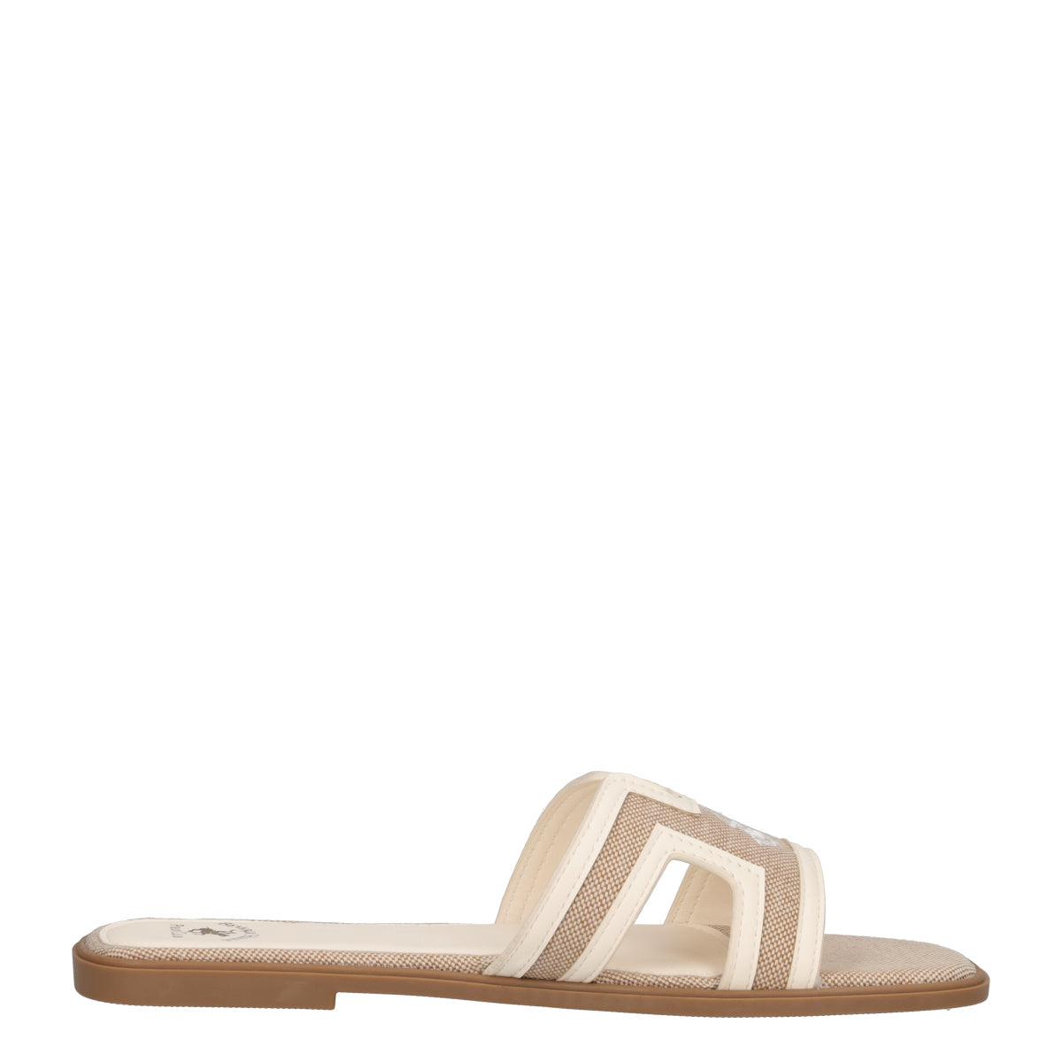 MINA CVS Ciabatte Donna Beige e Bianche
