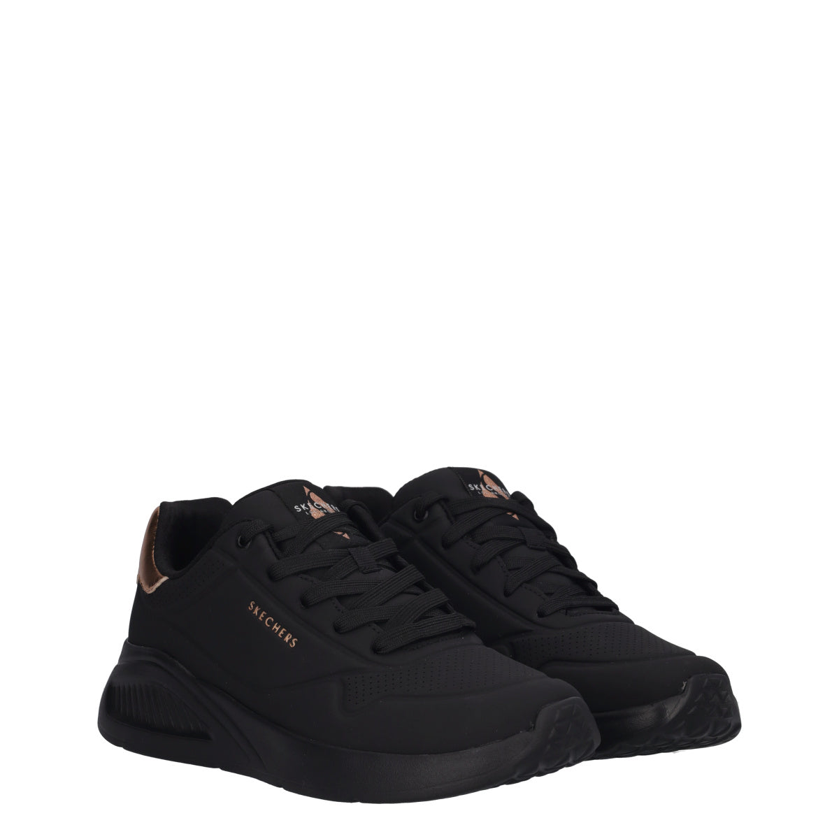 UNO LITE SHIMMER ALONG Sneakers Donna Nere e Bronzo