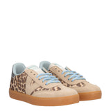 Sneakers Donna Beige Animalier