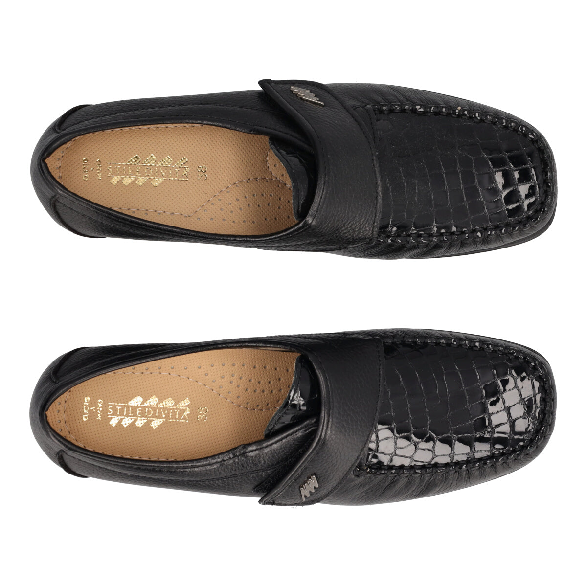 Mocassini Comfort Donna Nere