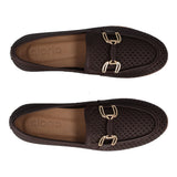 Mocassini Donna Marroni in Pelle